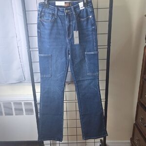 Judy Blue Women's Boot Cut Jeans - Dark Blue